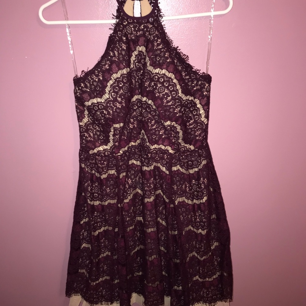 Purple Lace Dress